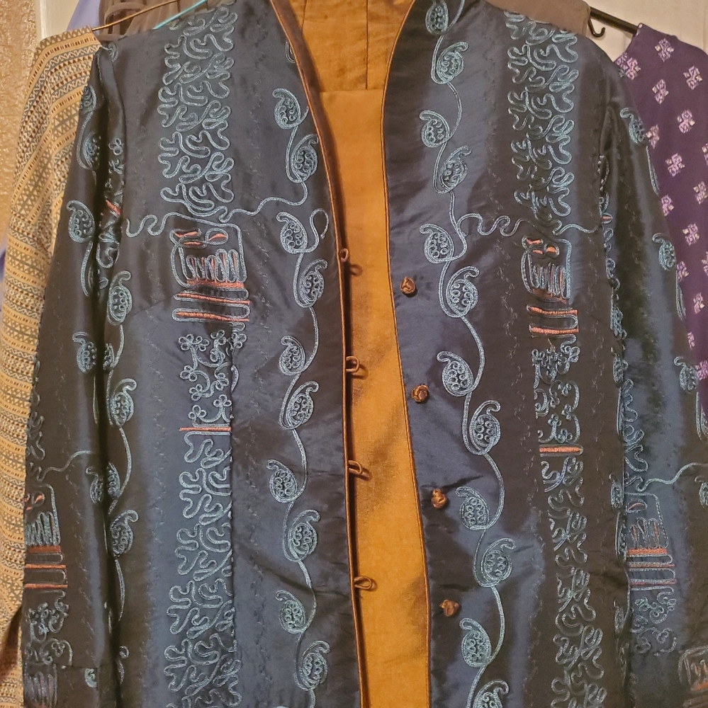 Chinese jacket and skirt